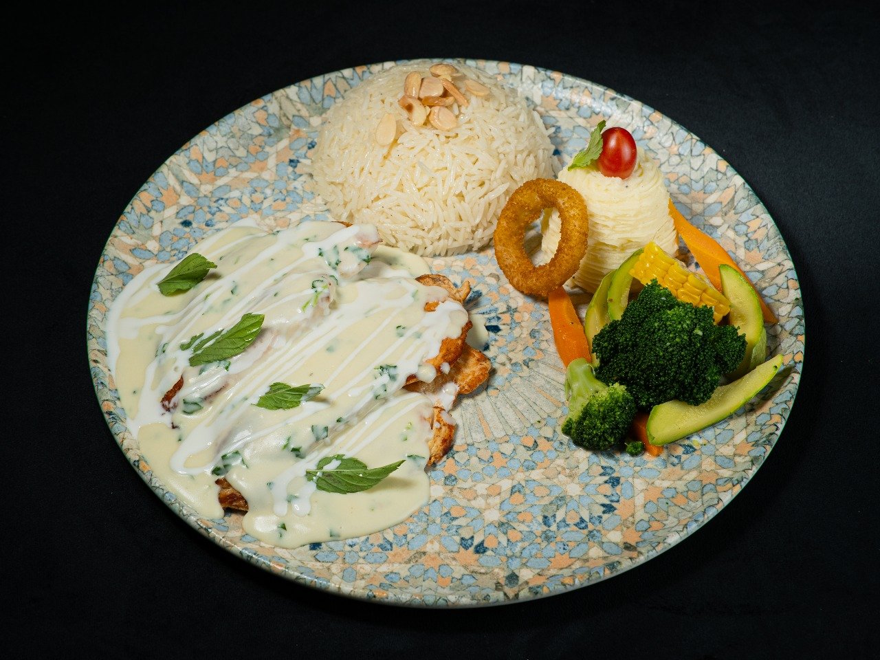 صدر دجاج بالنعناع